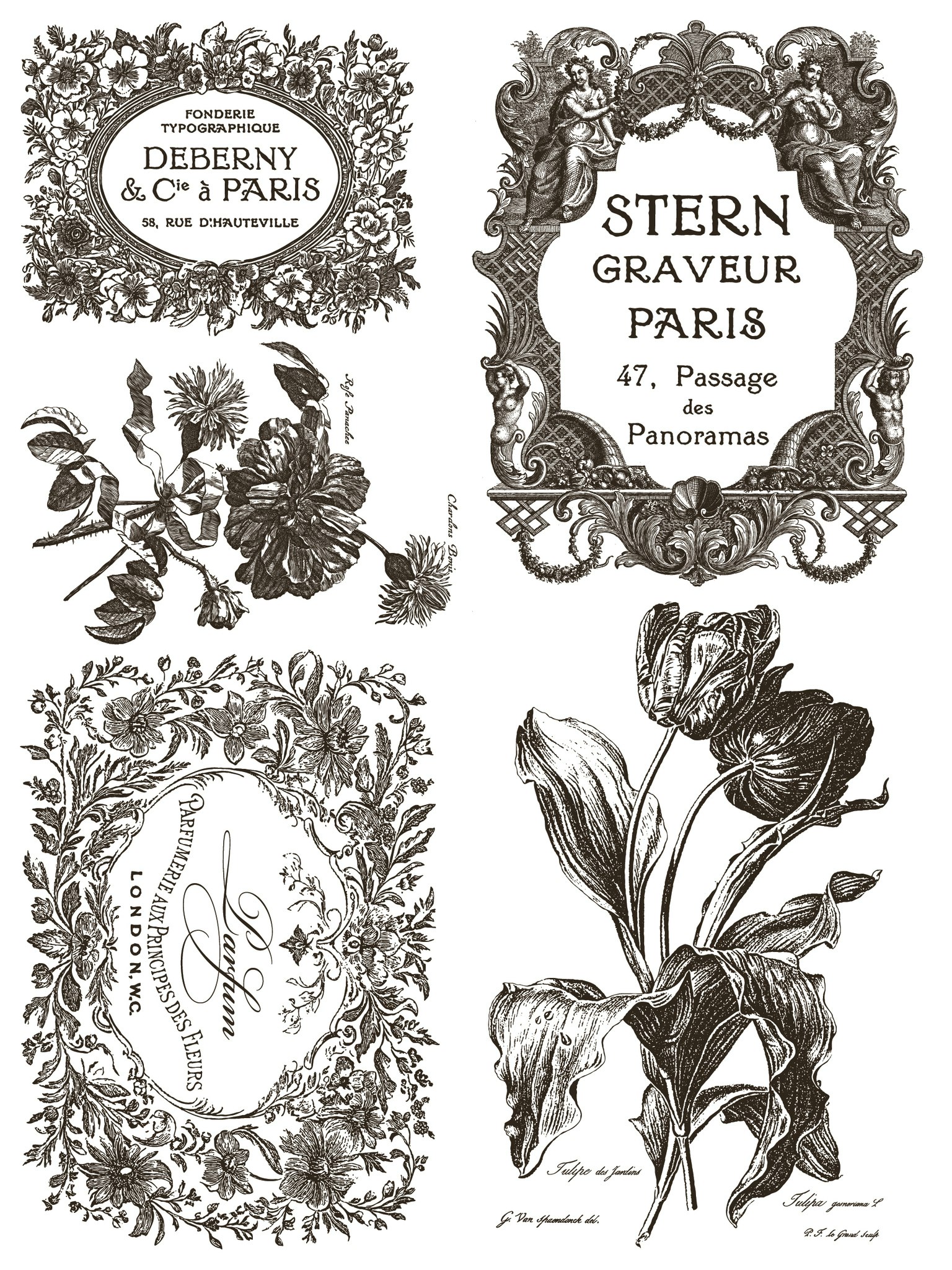 IOD Paint Inlay Floriography