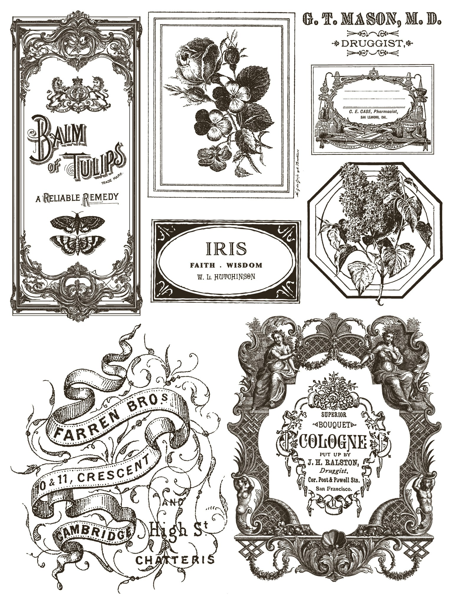IOD Paint Inlay Floriography