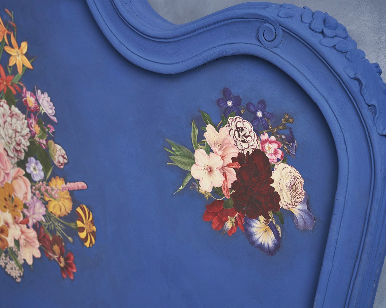Annie Sloan Decoupagepapper Floribunda närbild