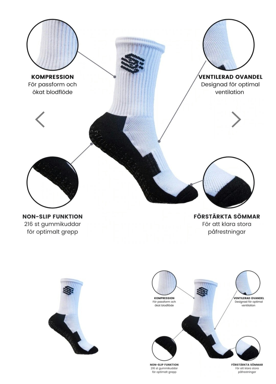 Swestarsports Ultimate Grip Sock