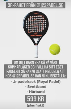 Royal padel racket Chrono jr