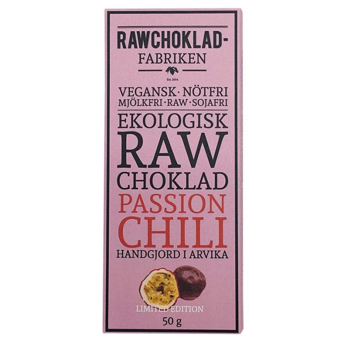 Rawchoklad Passion & Chili EKO Rawchokladfabriken