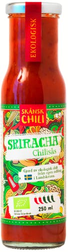 Sriracha Chilisås 250 ml EKO - skånsk chili