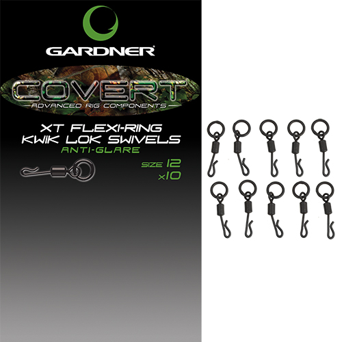 Gardner Covert XT Flexi-Ring Kwik Lok Swivels size 12