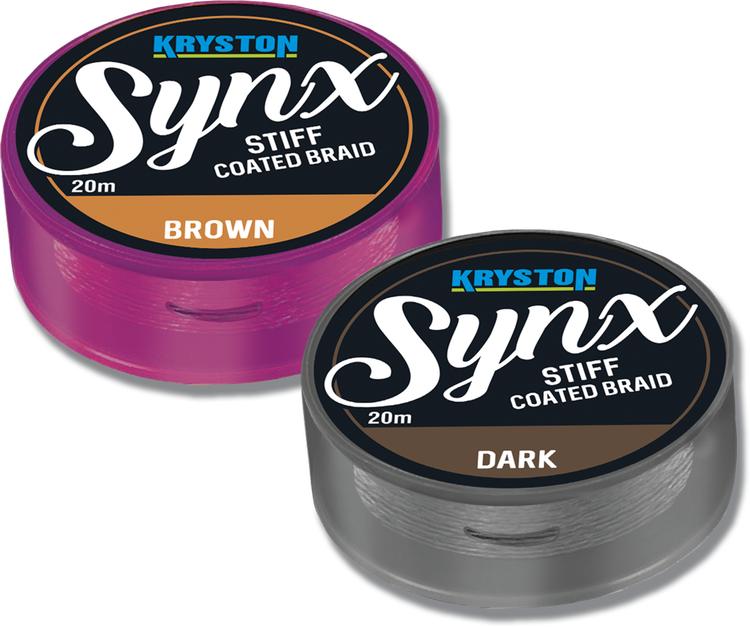 Kryston Synx Stiff Coated Braid Dark Silt 20lb
