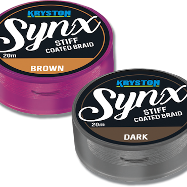 Kryston Synx Stiff Coated Braid Dark Silt 20lb