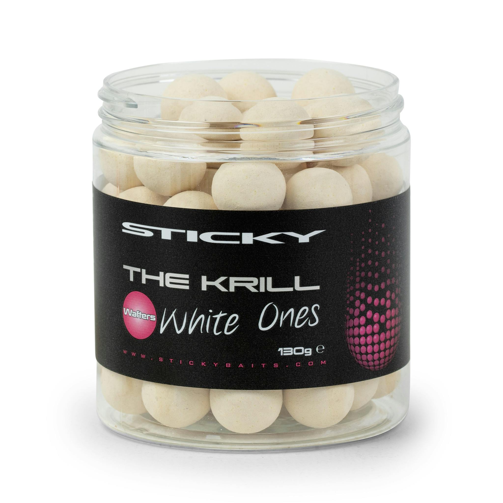 STICKY BAITS The Krill White Ones Wafters 16mm