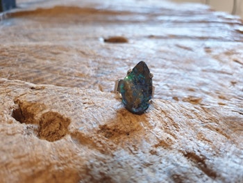 Silverring med opal