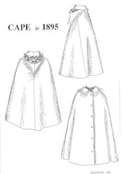 Mönster cape 1895