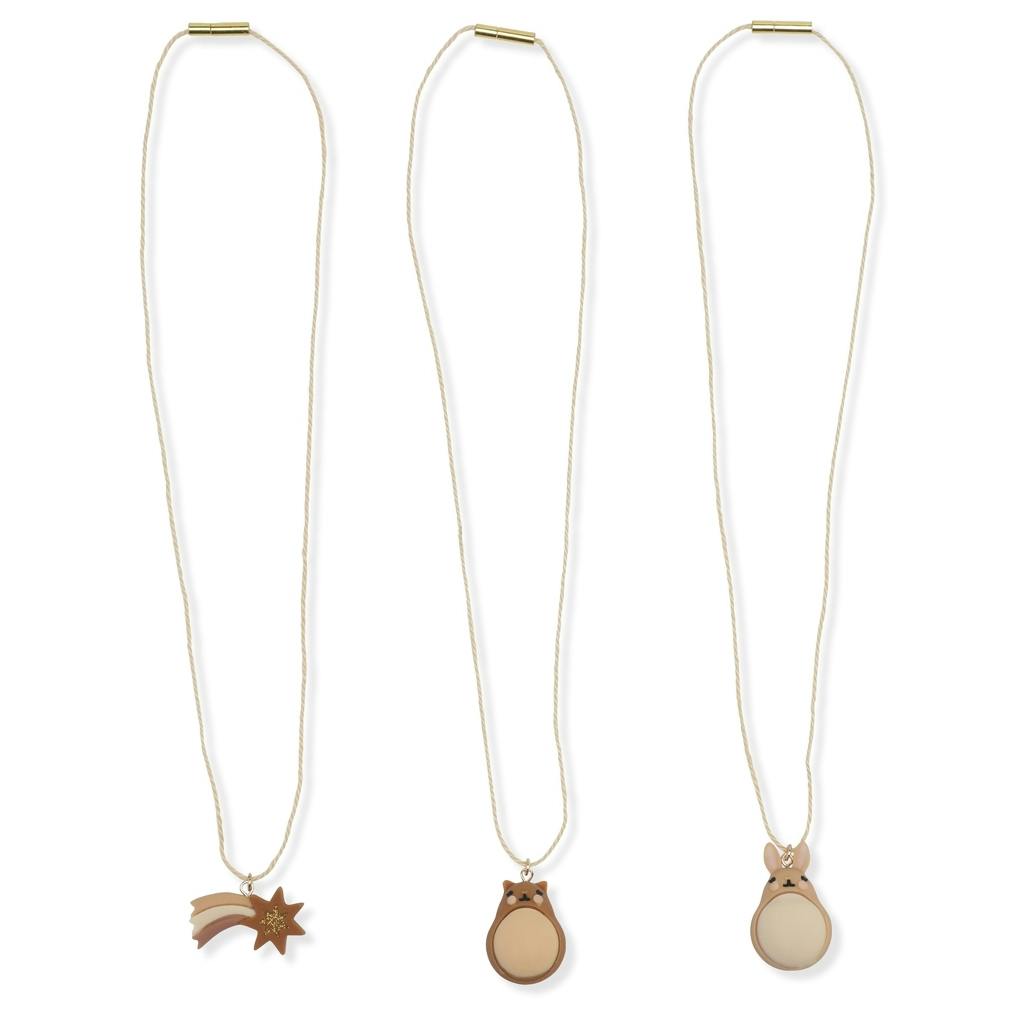 Bunny necklace 3-pack
