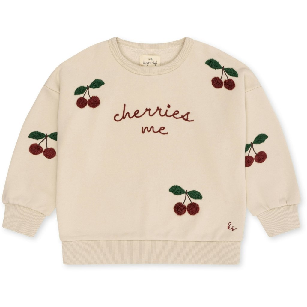 Lou Sweatshirt Cherry French Oak - Konges Slöjd