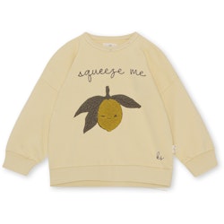 Lou Sweatshirt Sea Mist Lemon - Konges Slöjd