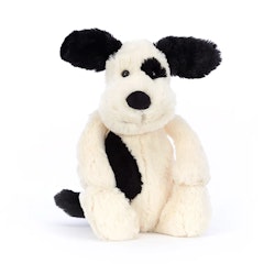 Bashful Black and Cream Puppy Original (Medium) - JellyCat