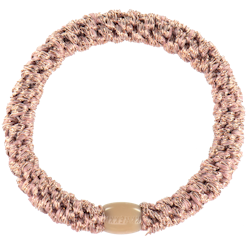 KKNEEKI Hårsnodd, Dusty Pink Glitter