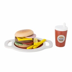 Hamburgar, pommes och dricka - Bloomingville