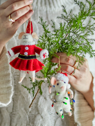 Julgrans möss - Bloomingville