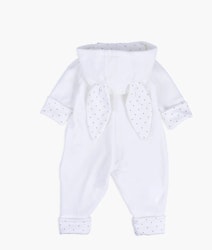 Plush Bunny Overall White/Silver - Livly