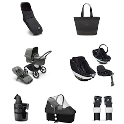 Bugaboo Fox5 Forest Green & Besafe Beyond Paketpris XL