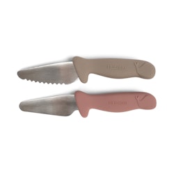 Mina första knivar, Pink + Beige - Filibabba