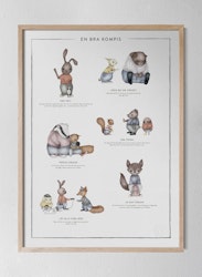 Poster, En Bra Kompis - Kunskapstavlan