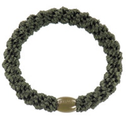 KKNEEKI Hårsnodd, Bottle Green