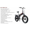 DAYLYRIDE Lion 1000W 48V 17AH Fat Tire Fällbar