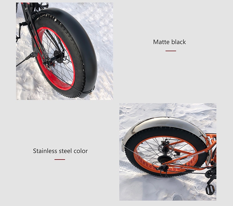 Stänkskärmar i Rostfritt Fat Tire 26" 4.0