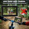 D-Future Fitness Bike Mirror Camera + Carbon Handlebar Extender