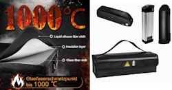 Brandsäker väska för Elcykelbatterier