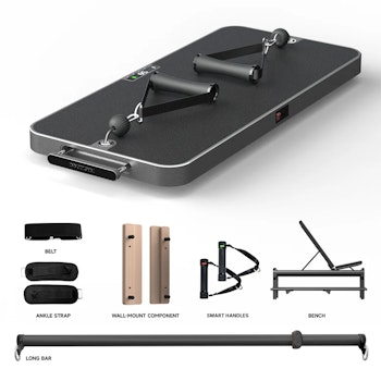 INNODIGYM P1 LITE (Wall Mounted Accessories) + Bench + Smart Handles + Long Bar