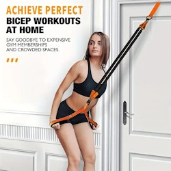 ABAHUB 6pcs 102.06KG Resistance Training Band Set