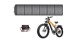 Sola-E 200W Vikbar Solpanel med kontroller för Elcyklar