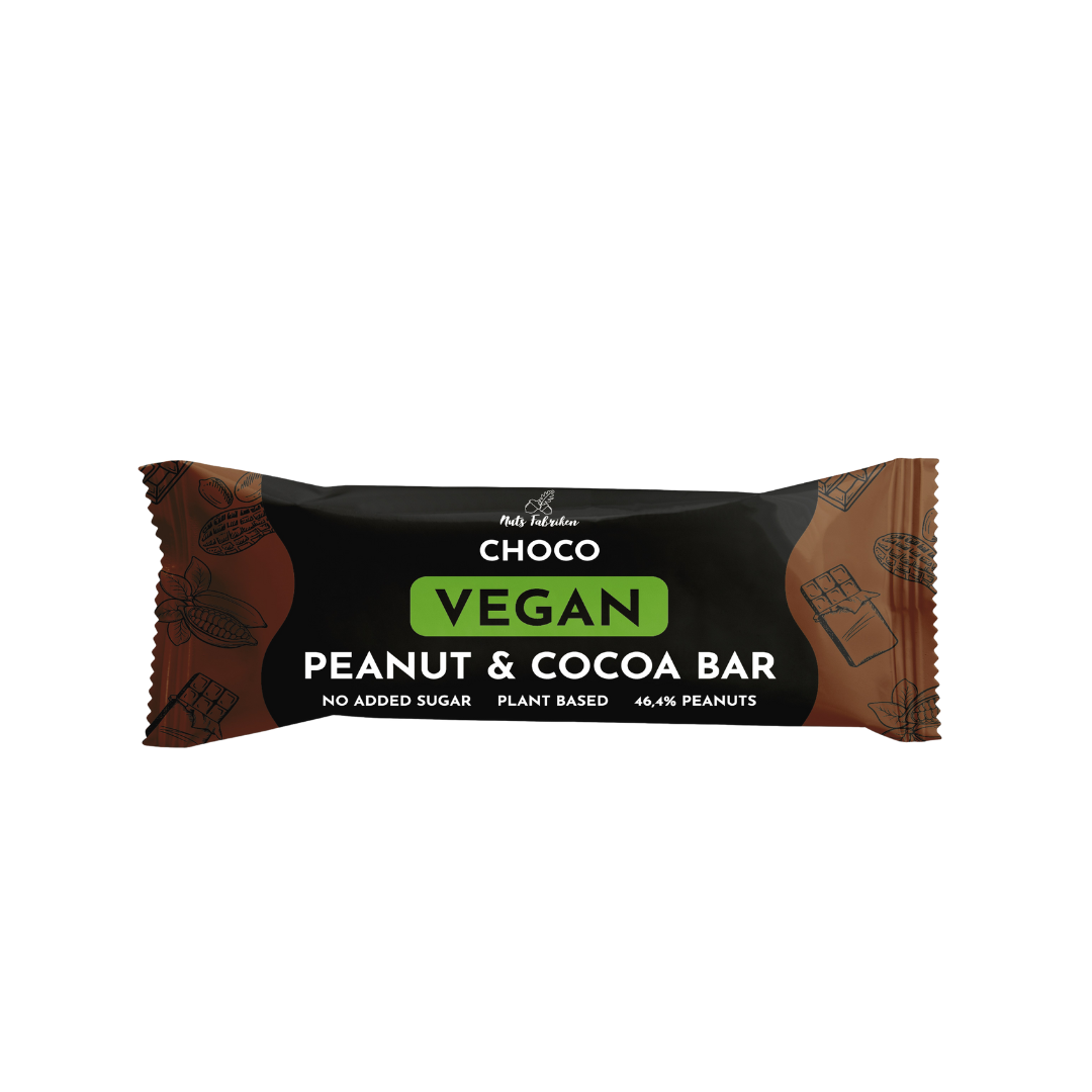 Choco Vegan Peanut & Cocoa Bar 40 g
