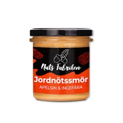 Jordnötssmör Apelsin & Ingefära 300g