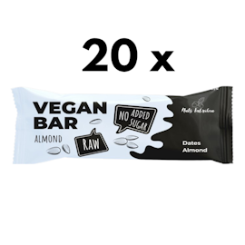 20 x Vegan Bar Almond 40g