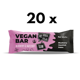 20 x Vegan Bar Blueberry & Hazelnut 40g * med frystorkade frukter