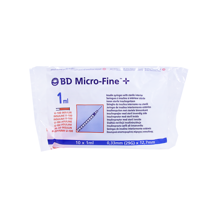 BD Micro-Fine+100st. Insulinspruta-1,0mm