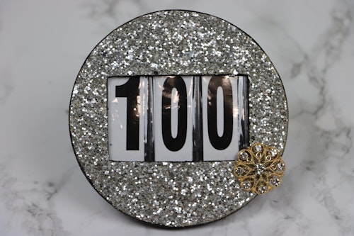 Hulta guld silverglitter