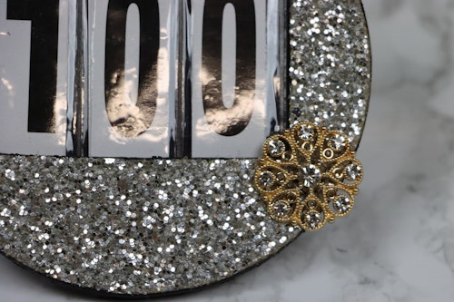 Hulta guld silverglitter