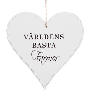Hjärta - Världens bästa farmor