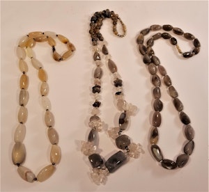 Halsband av mixad halvädelsten, 3 olika att välja på, x1