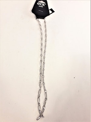 Halsband med Länkar Silverfärg