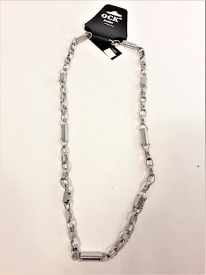 Halsband med Länkar Silverfärg