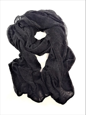 Svart enkel scarf
