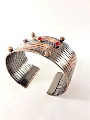 Brett Stelt Armband Kopparfärg