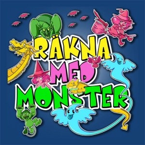 Presentinslaget spel "Räkna med monster", för 3-5 år