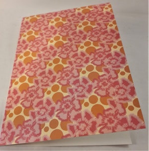 Grattiskort med blommotiv, utan text