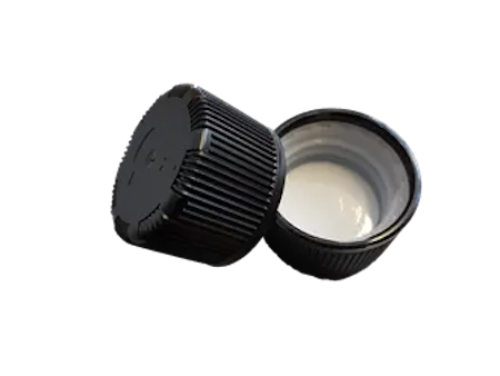 1 liters flaske HDPE med 28 mm barnesikker kork