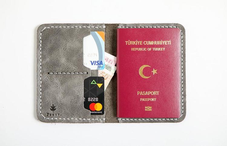 Passport Holder - Gray
