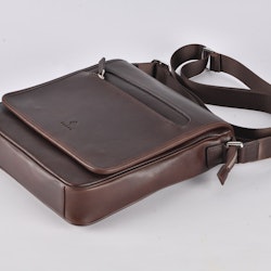 Rome Messenger Bag - Chocolate Brown